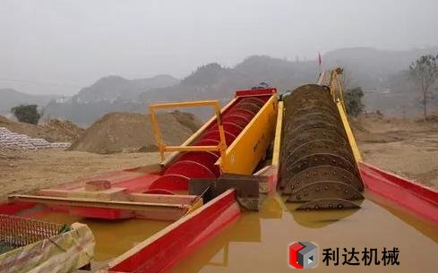 洗砂機現(xiàn)場